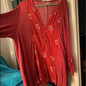 Lucky Brand Boho top 3X